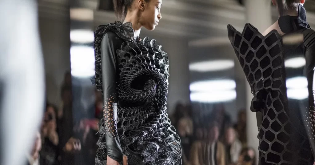 3D printed garment on a mannequin